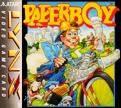 Paperboy (USA, Europe) Lynx Game Cover